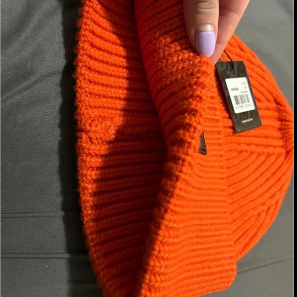 Mackage Jude Beanie in Tangerine - Sold Out! - Picture 4 of 5